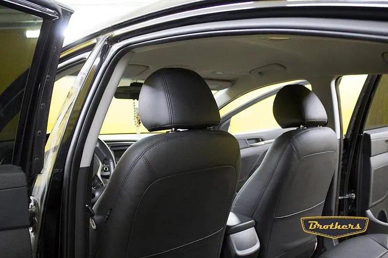 Чехлы на сиденья Hyundai Elantra 6 из экокожи серии Premium. Brothers Tuning