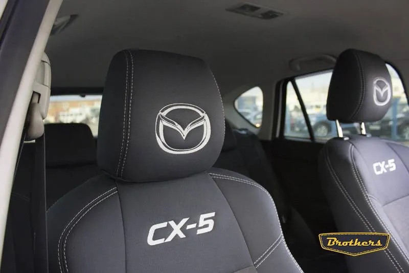Чехлы на Mazda CX 5 (мазда сх 5) из экокожи Aurora